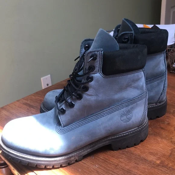 Men’s timberland size 8 blue excellent condition - Picture 1 of 4